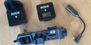 Beitragsbild des Blogbeitrags Gelöst: externes Mikro für das Gimbal