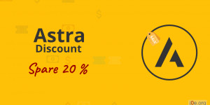 Beitragsbild des Blogbeitrags Astra Theme Discount - 20 % Rabatt