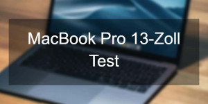 Beitragsbild des Blogbeitrags MacBook Pro 13-Zoll Test 