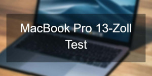 Beitragsbild des Blogbeitrags MacBook Pro 13-Zoll Test