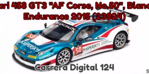 Beitragsbild des Blogbeitrags Carrera Digital 124 – Ferrari 458 GT3 „AF Corse, No.50“, Blancpain Endurance 2015 (23824)