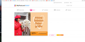 Beitragsbild des Blogbeitrags Gegen Corona-Blues und für Zusammenhalt - über MyPostcard gratis Postkarte versenden! (Werbung)