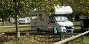 Beitragsbild des Blogbeitrags Camping Wolfgangsee: unser Jahr am Campingplatz Berau - wie es begann...