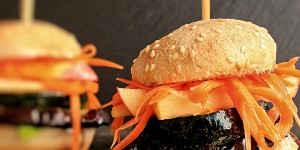 Beitragsbild des Blogbeitrags mini Veggie-Burger 