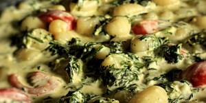 Beitragsbild des Blogbeitrags Spinat-Feta Gnocchi