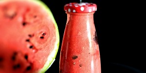 Beitragsbild des Blogbeitrags Wassermelonen Slushie 