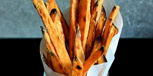 Beitragsbild des Blogbeitrags Süßkartoffel Pommes