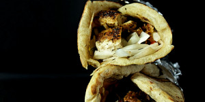 Beitragsbild des Blogbeitrags Pita mit Huhn