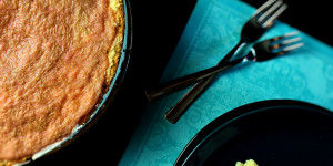 Beitragsbild des Blogbeitrags Rhabarber-Joghurt Torte