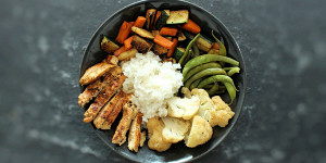 Beitragsbild des Blogbeitrags Cajun-Hühnchen Bowl 
