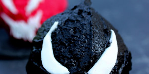 Beitragsbild des Blogbeitrags Venom & Carnage Cupcakes 