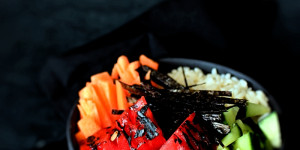 Beitragsbild des Blogbeitrags Bowl mit gegrillter Wassermelone