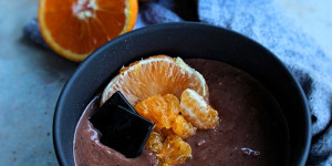 Beitragsbild des Blogbeitrags Schoko-Orangen Porridge 