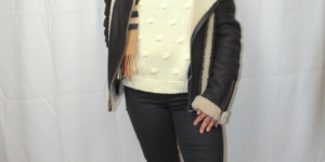 Beitragsbild des Blogbeitrags Die Shearling/ Fliegerjacke 