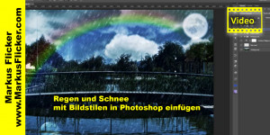 Beitragsbild des Blogbeitrags Regen und Schnee mit Bildstilen in Photoshop einfügen