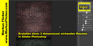 Beitragsbild des Blogbeitrags Erstellen eines 3 dimensional wirkenden Raumes in Adobe Photoshop 
