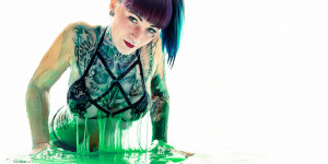 Beitragsbild des Blogbeitrags BodySlime Fotoshooting mit Marietta 