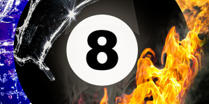 Beitragsbild des Blogbeitrags Billard Kugel, schwarze Acht, Feuer und Eis