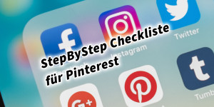 Beitragsbild des Blogbeitrags StepByStep Checkliste für Pinterest 