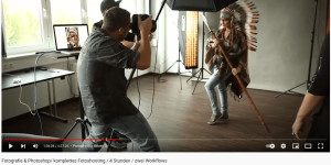 Beitragsbild des Blogbeitrags Fotografie & Photoshop/ komplettes Fotoshooting / 4 Stunden / zwei Workflows kostenloses Video Tutorial von Calvin Hollywood