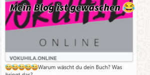 Beitragsbild des Blogbeitrags Mein Blog ist gewaschen