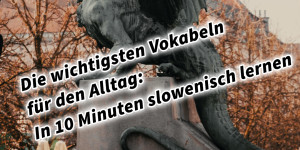 Beitragsbild des Blogbeitrags Die wichtigsten Vokabeln für den Alltag: In 10 Minuten slowenisch lernen 