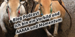 Beitragsbild des Blogbeitrags Blog Podcast Ich bin ein Vorbild und AAAAA und Momentum Thomas Alva Edison, Dirk Kreuter und Marcel Remus als Vorbild Über ToDo Liste und Vision Board