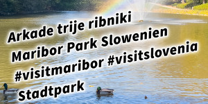 Beitragsbild des Blogbeitrags Arkade trije ribniki Maribor Park Slowenien #visitmaribor #visitslovenia Stadtpark 