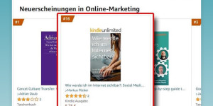 Beitragsbild des Blogbeitrags Buch auf Platz 16 in den Neuerscheinungen auf Amazon in der Kategorie Online Marketing 
