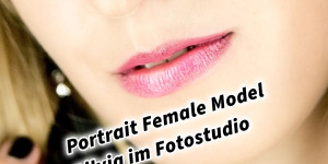 Beitragsbild des Blogbeitrags Portrait Female Model Silvia im Fotostudio 