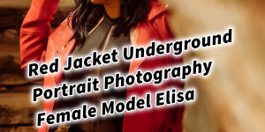 Beitragsbild des Blogbeitrags Red Jacket Underground Portrait Photography Female Tattoo Model Elisa 