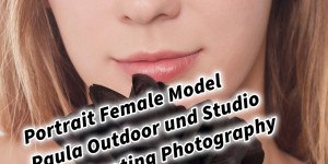 Beitragsbild des Blogbeitrags Portrait Female Model Paula Outdoor und Studio Fotoshooting Photography