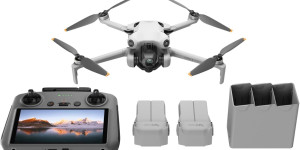 Beitragsbild des Blogbeitrags DJI Mini 4 Pro Fly More Combo mit DJI RC 2 Fernsteuerung (Bildschirmfernsteuerung), faltbare Mini-Drohne mit 4K-Kamera, unter 249g, 34 Minuten Flugzeit, 2 zusätzliche Akkus, Klasse-C0 