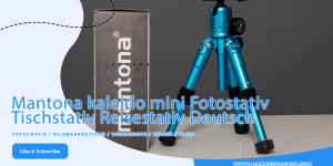 Beitragsbild des Blogbeitrags Mantona kaleido mini Fotostativ Tischstativ Reisestativ Deutsch 