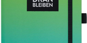 Beitragsbild des Blogbeitrags DRANBLEIBEN Erfolgsjournal – für Ziele, Fokus, Selbstreflexion, Achtsamkeit & persönliche Entwicklung – DIN A5 (Startversion, Fresh Green)