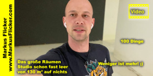 Beitragsbild des Blogbeitrags Das große Räumen und Studio schon fast leer und von 130 m² auf nichts