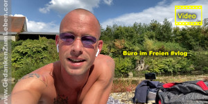 Beitragsbild des Blogbeitrags Sonntag und Büro im Freien #vlog