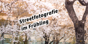 Beitragsbild des Blogbeitrags Streetfotografie im Frühling mit Kamera und Smartphone
