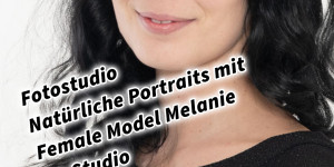 Beitragsbild des Blogbeitrags Fotostudio Natürliche Portraits mit Female Model Melanie im Studio spontan und gemütlich 