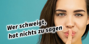 Beitragsbild des Blogbeitrags Wer schweigt, hat nichts zu sagen. Die Tiefe des Schweigens: Einblicke in Sprache und Kommunikation