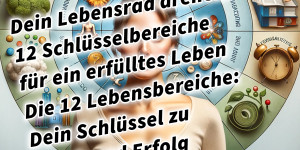 Beitragsbild des Blogbeitrags Dein Lebensrad drehen: 12 Schlüsselbereiche für ein erfülltes Leben Die 12 Lebensbereiche: Dein Schlüssel zu Glück und Erfolg Buch von Markus Flicker