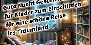 Beitragsbild des Blogbeitrags Gute Nacht Geschichten für Kinder zum Einschlafen für eine schöne Reise ins Traumland zum Vorlesen und selber lesen lassen mit Mehrwert, Wissen und Lernerfolg Buch von Markus Flicker