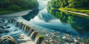 Beitragsbild des Blogbeitrags Love and Respect Nature! Natur respektieren und genießen! Müll in Flüssen und Seen! 
