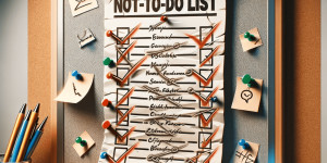 Beitragsbild des Blogbeitrags Not-To-Do-Liste