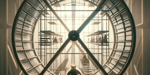 Beitragsbild des Blogbeitrags Von innen sieht das Hamsterrad des Lebens wie ein ständiger Aufstieg aus. Minimalismus Mehr Geld Mehr Zeit Mehr Platz Mehr Leben: Minimalistisch leben, maximal profitieren, maximal genießen, weniger Ballast