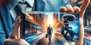 Beitragsbild des Blogbeitrags Kann ich mit dem Smartphone professionelle Videos machen? Fotografieren und Filmen mit dem Smartphone: Bessere Fotos und Videos mit dem Handy für Freizeit, Hobby und Business 