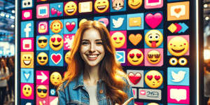 Beitragsbild des Blogbeitrags Emojis und Smileys in Social Media Beiträgen: Wie sie die Sichtbarkeit erhöhen und Engagement fördern. Wie werde ich im Internet sichtbar?!: Starte mit Social Media für Erfolg durch deinen Online Auftritt und mehr Sichtbarkeit 