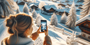 Beitragsbild des Blogbeitrags Spazieren Winter Schnee Steiermark Gleisdorf Raab Österreich mit dem Smartphone. Fotografieren und Filmen mit dem Smartphone: Bessere Fotos und Videos mit dem Handy für Freizeit, Hobby und Business 