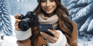 Beitragsbild des Blogbeitrags Fotografieren und Filmen im Winter. Kreative Fotos und Videos mit Kamera und Smartphone. Fotografieren und Filmen mit dem Smartphone: Bessere Fotos und Videos mit dem Handy für Freizeit, Hobby und Business 