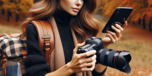 Beitragsbild des Blogbeitrags Fotografieren und Filmen im Herbst. Kreative Fotos und Videos mit Kamera und Smartphone. Fotografieren und Filmen mit dem Smartphone: Bessere Fotos und Videos mit dem Handy für Freizeit, Hobby und Business 